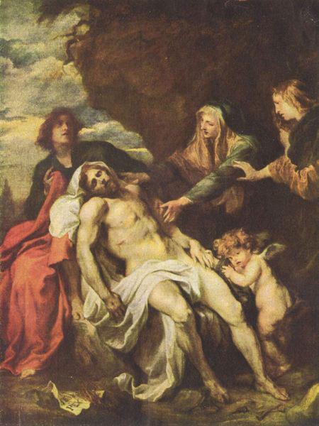 Anthony Van Dyck Beweinung Christi oil painting image